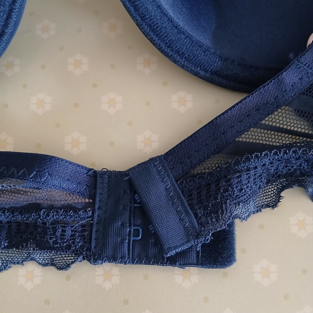 NWT Lucky Brand Blue Lace Demi  Bra Size 36B - Picture 11 of 14